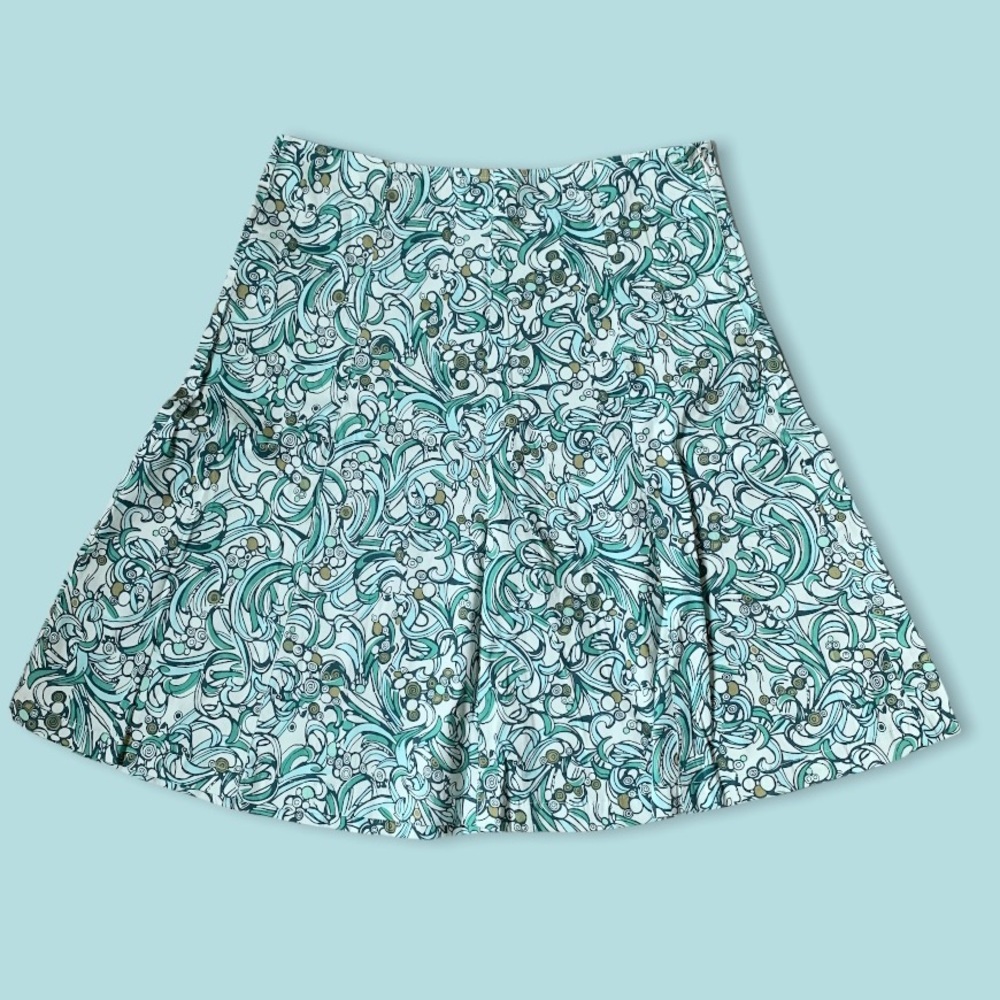 Womens y2k knee length stretchy circle skirt